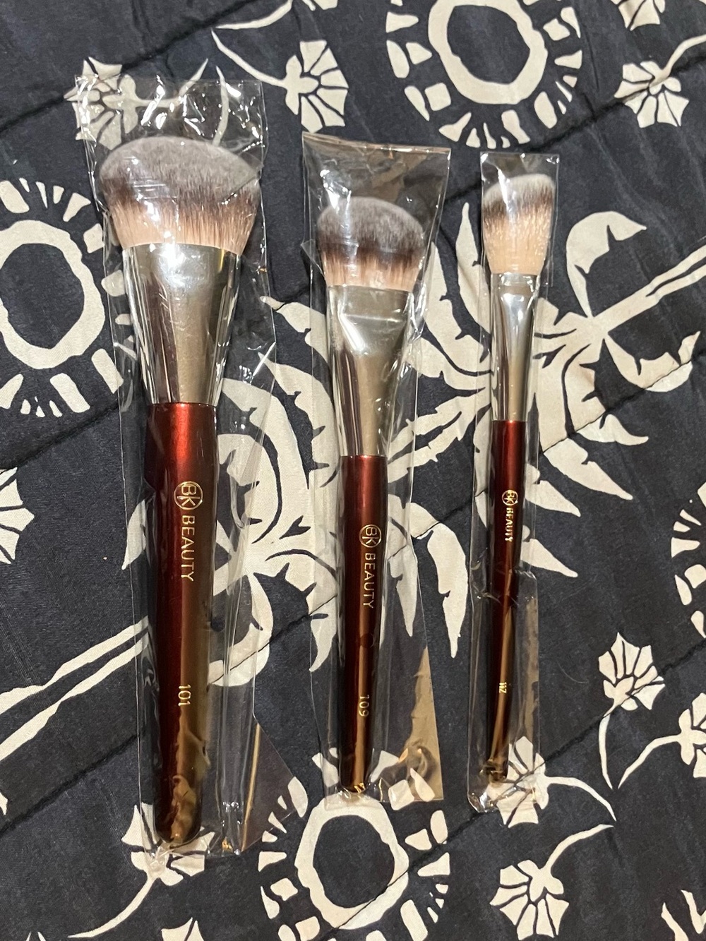 BK Beauty 101, 109 and 112 Makeup Brushes